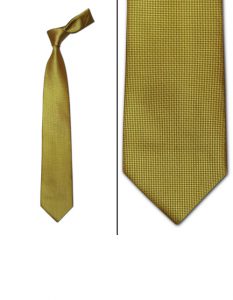 Cravatta color oro