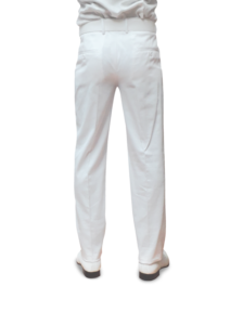 pantalone marina militare bianco in cotone retro