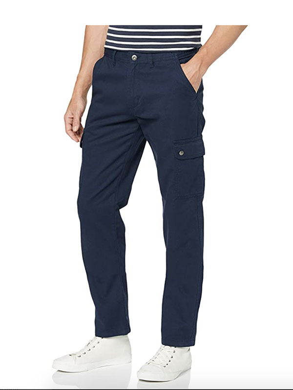 Pantalone Uomo Clique Cargo Pocket Trousers modello a 5 tasche eleganti che creano un comfort in movimento per l'uso quotidiano. Misure calibrate.